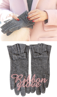 Frill ribbone gloves